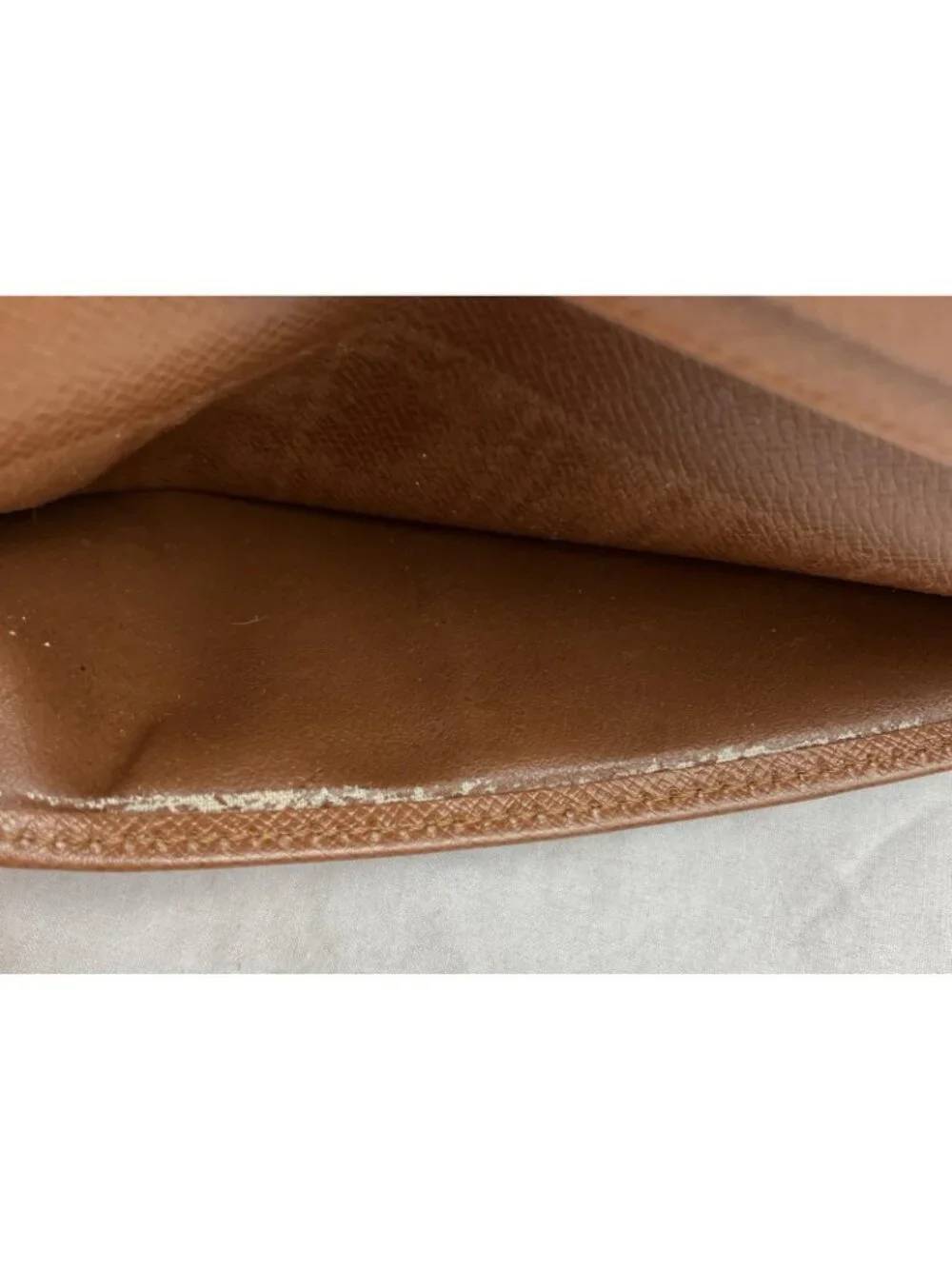 Auth 7x4 Inches Louis Vuitton Ticket Long Waller Breast Passport